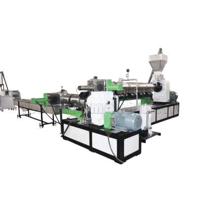 Strand Cutting Granulating Noodle Type Pelletizing Line For Pe Pp Woven Bags