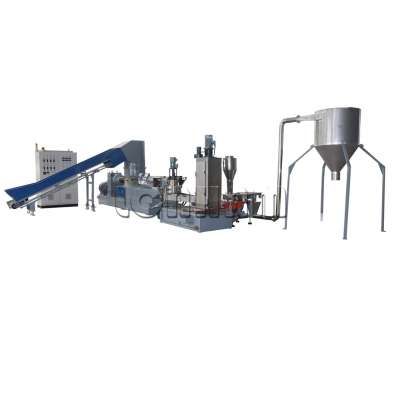 Plastic Bag Water Ring Granulating Machine System PP PE Film Compacting Pelletizing Line