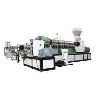 PP PE PS Water Cooling Strands Pelletizing Granules Plastic Extruder Production Line